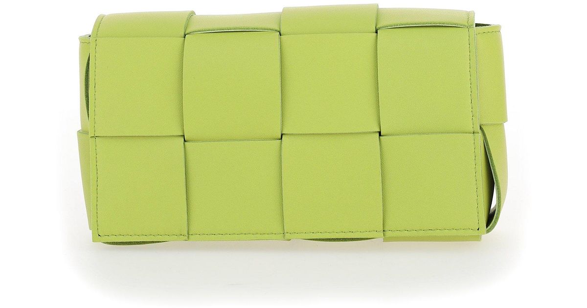 Bottega Veneta Lime Green Cassette Bag