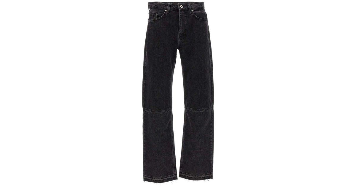 Axel Arigato Denim Logo Patch Waistband Jeans in Black (Blue) for Men ...