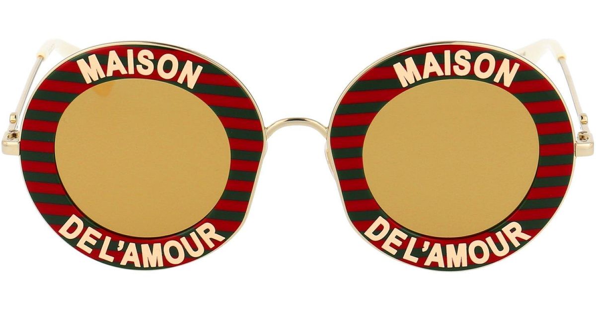 gucci circle sunglasses