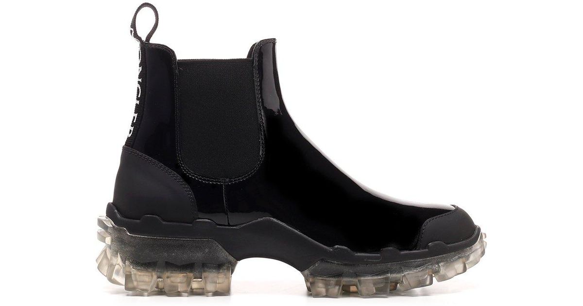 moncler patent boots