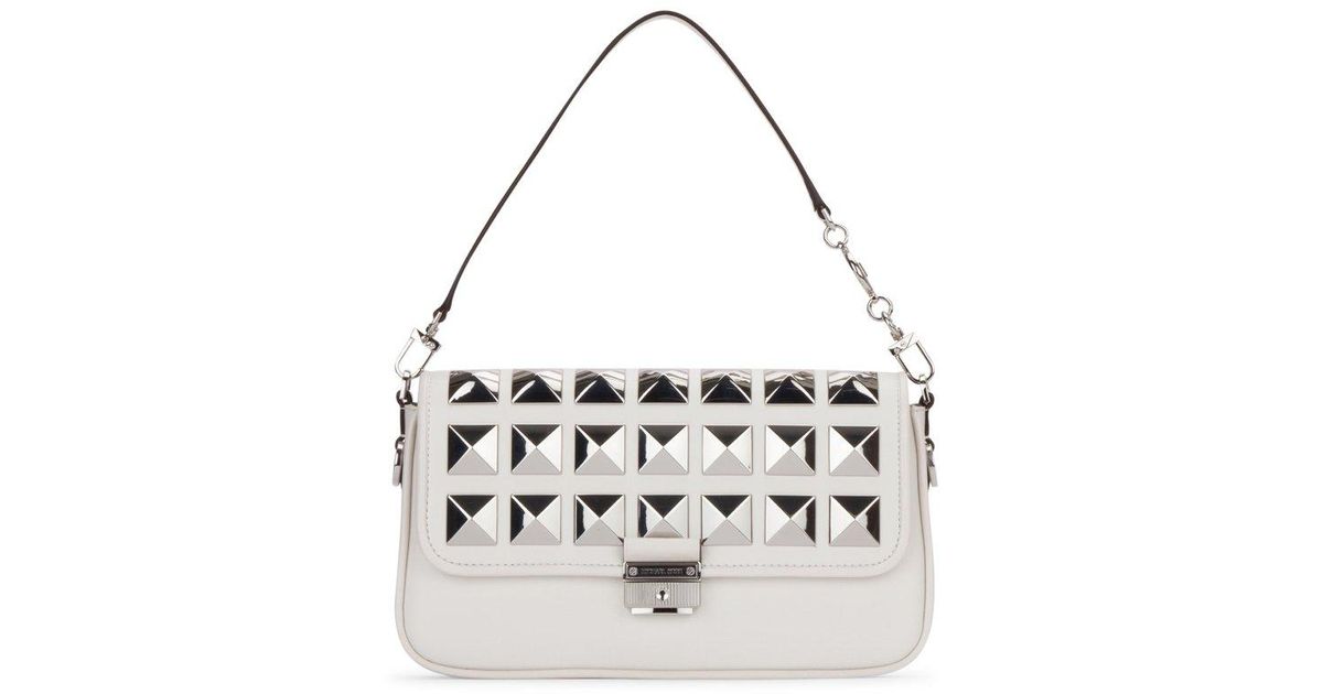 Greenwich Extra-Small Studded Patent Leather Crossbody Bag