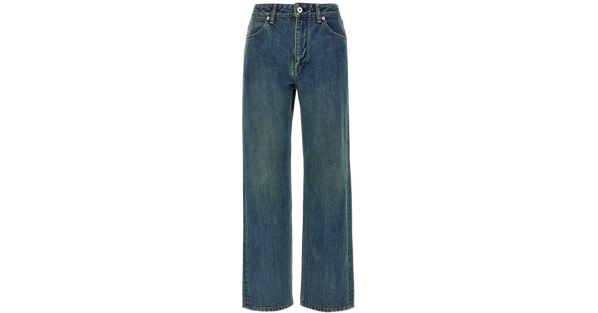 デニム・ジーパン JIL SANDER 'Slim twist' jeans Blue Jil Sander Slim Twist Jeans in Blue | Lyst