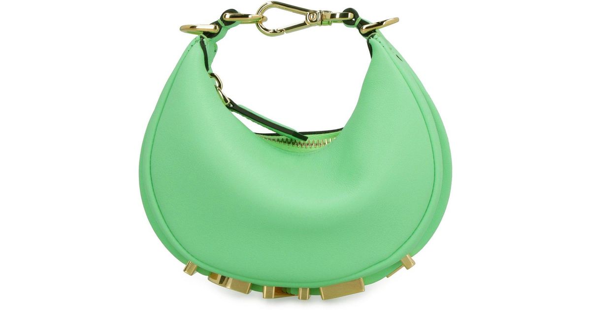 Fendi Graphy Nano Shoulder Bag in Green Lyst