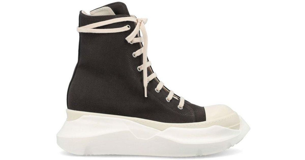 Rick Owens DRKSHDW Chunky-sole Lace-up Sneakers in Black for Men | Lyst