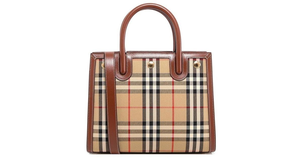 Totes bags Burberry - Vintage check Link zip tote - 8006411