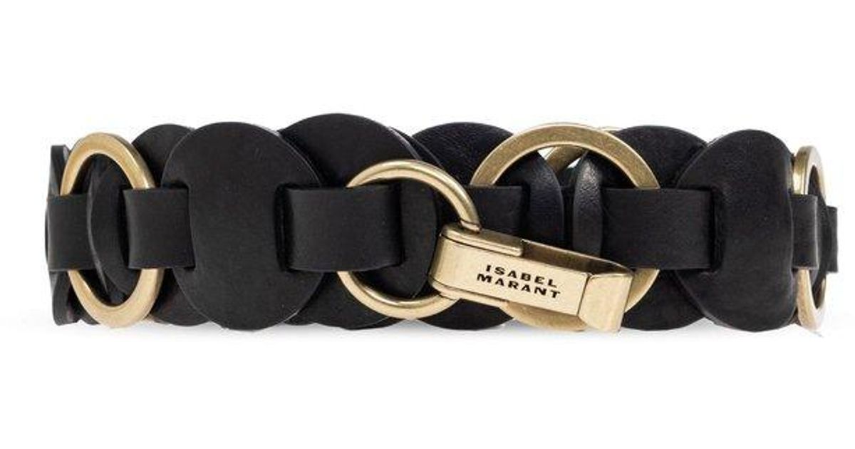 【関税&送料込】Isabel Marant Lota Belt In Leather With  Isabel Marant Lota Circular Leather Belt | Neiman Marcus
