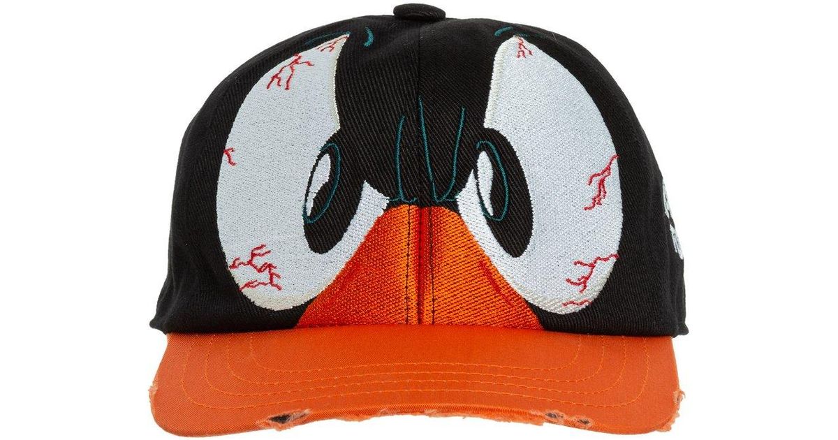 Gcds Daffy Duck Embroidery Baseball Cap in Black for Men Lyst
