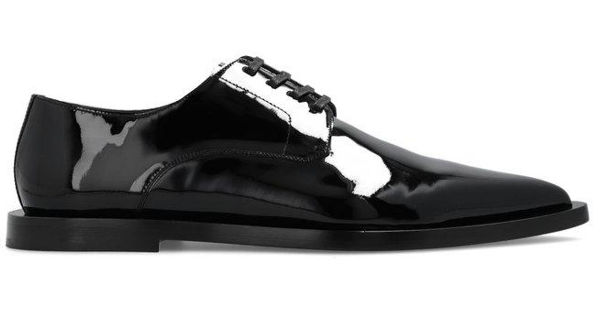 靴 dolce & gabbana pointed toe lace up shoe Dolce & Gabbana Polished Lace-Up Dress Shoes | RUSE