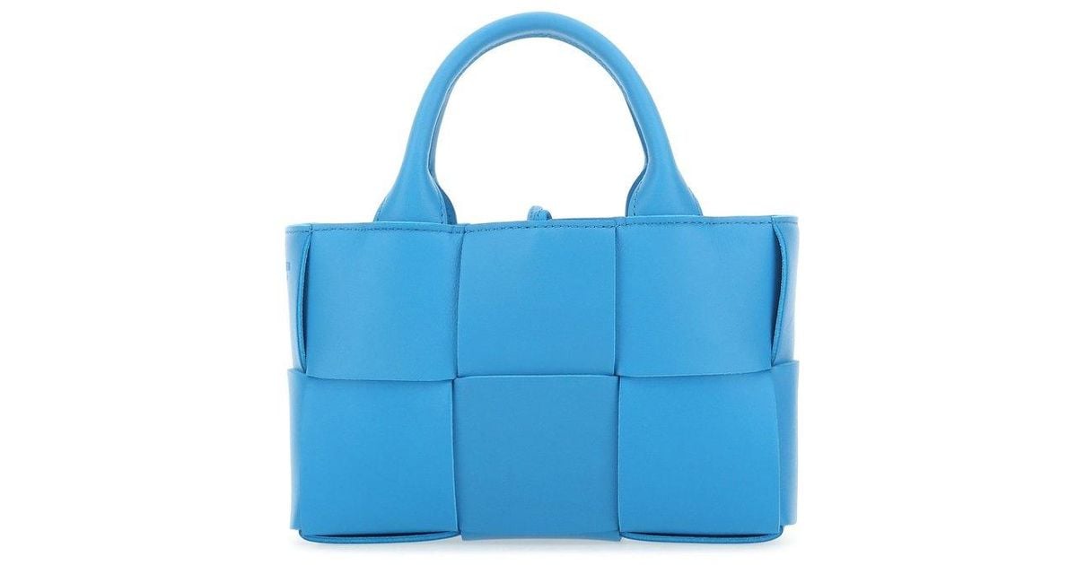 Bottega Veneta Candy Arco Tote Bag in Blue | Lyst