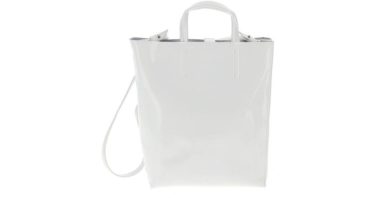 Acne Studios Mini Baker Tote Bag in White Lyst UK