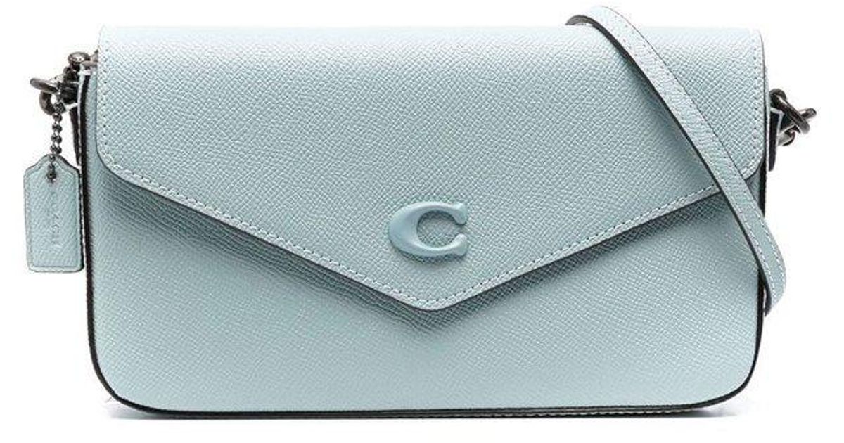 COACH Leather Wyn Crossbody Bag in Blue Lyst UK