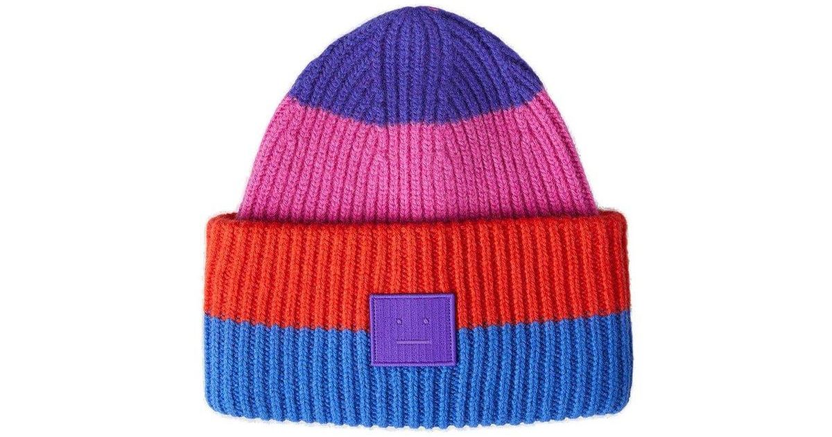 Acne Studios Wool Logo Patch Ribbed 