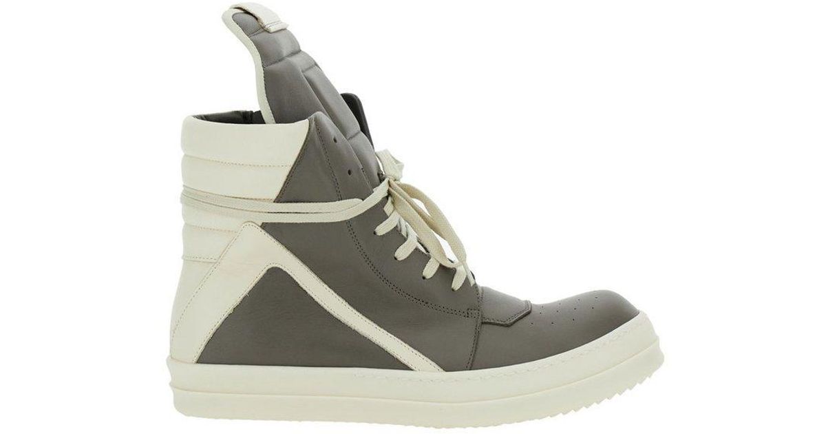Rick Owens Hollywood Geobasket Sneakers for Men | Lyst