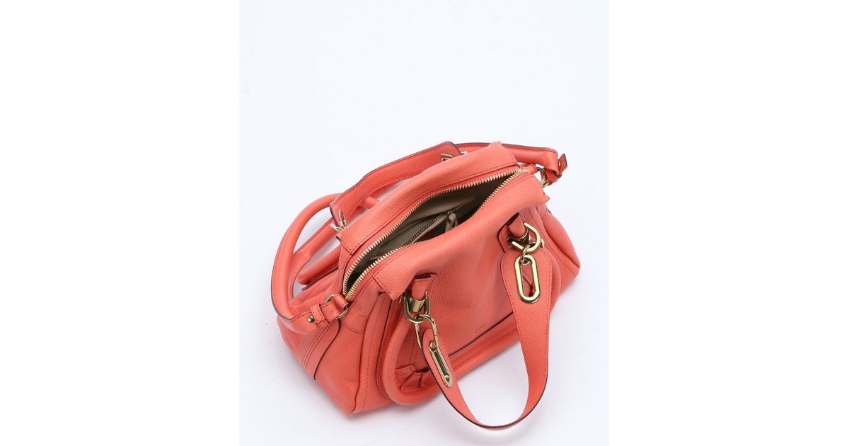 chloe purse prices - Chlo Coral Pop Leather Mini \u0026#39;paraty\u0026#39; Convertible Top Handle Bag ...