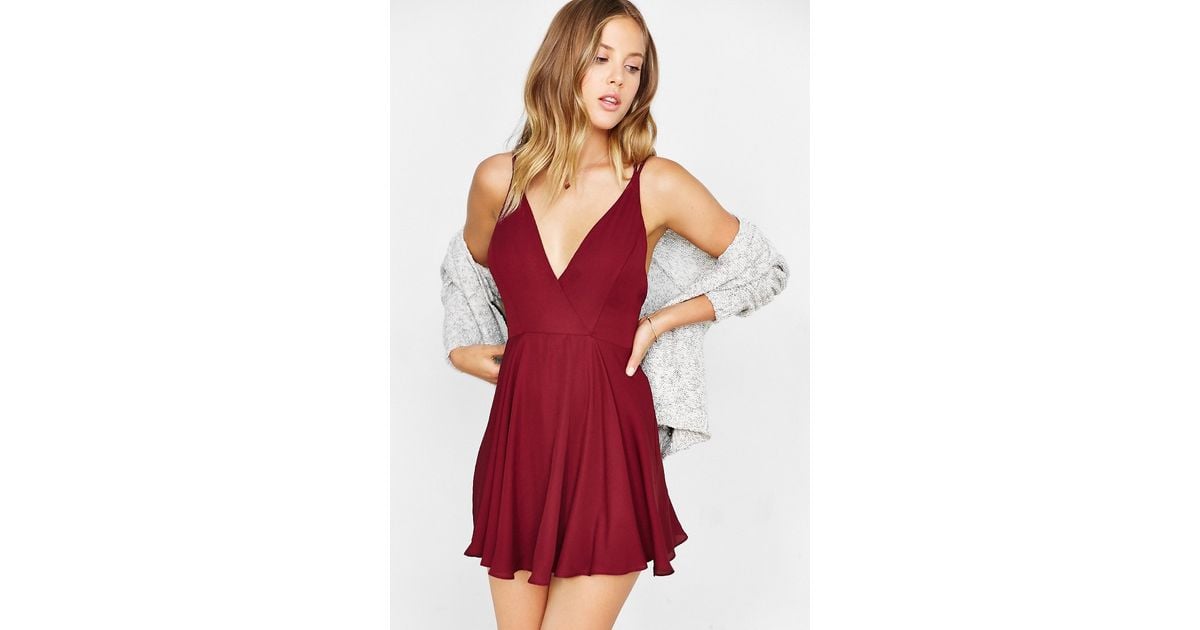 strappy chiffon dress