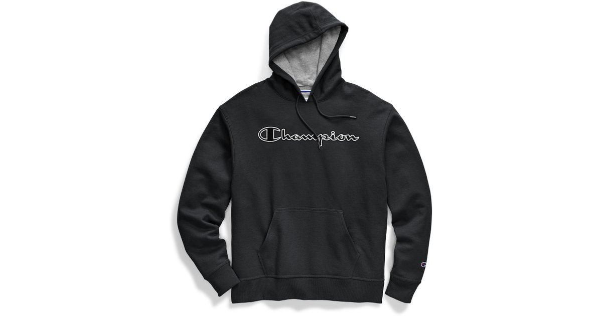 champion outline hoodie