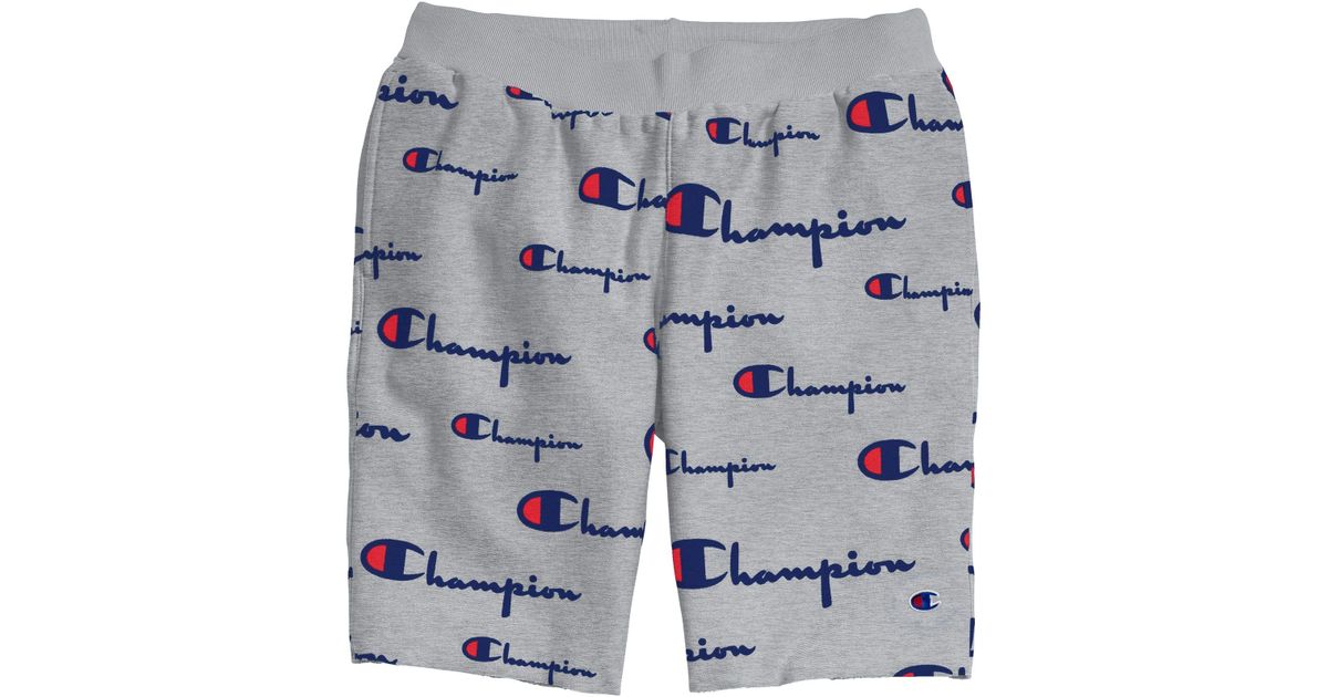 champion print shorts