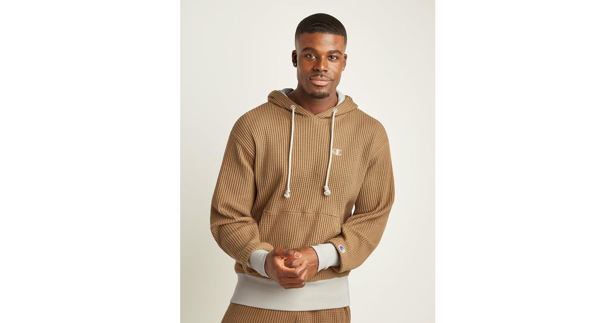 Champion Waffle Hoodie for Men | Lyst