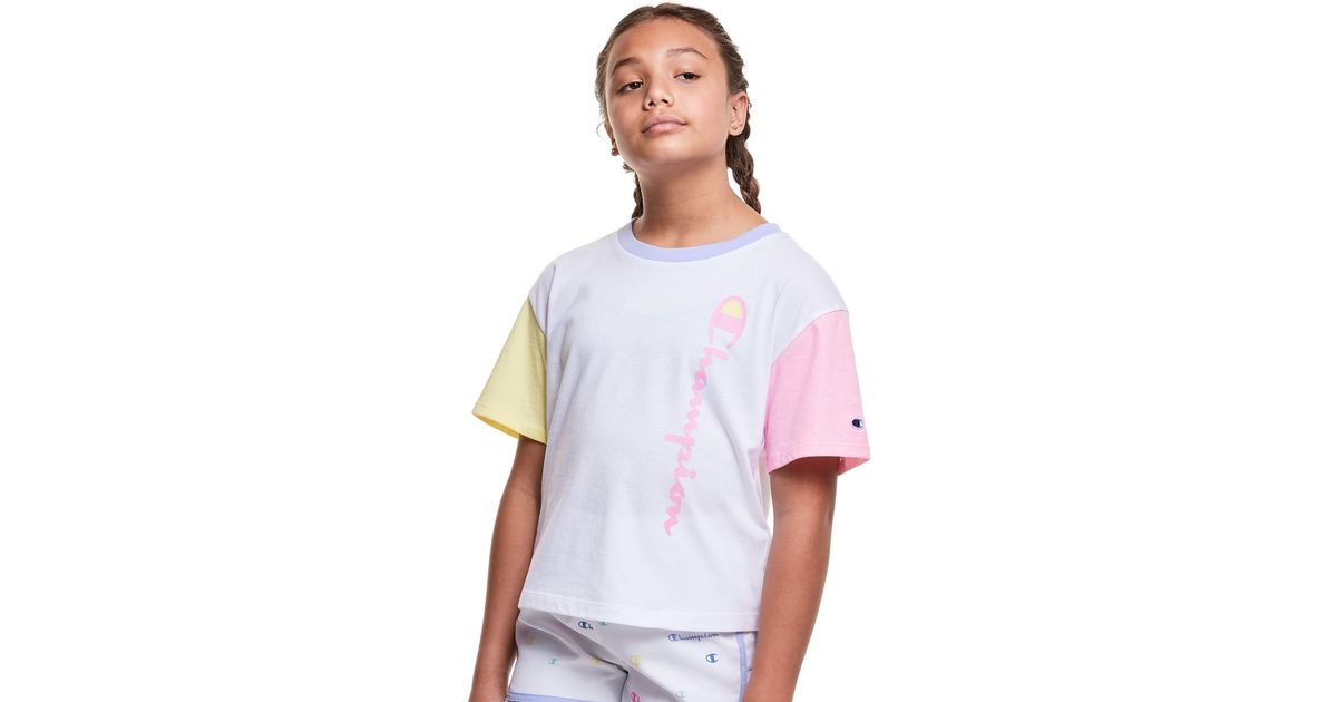 champion colorblock tee