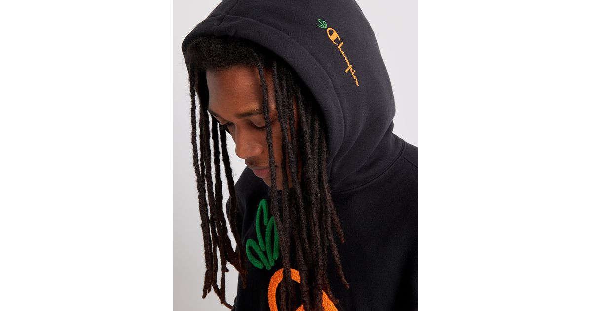 Champion Carrots Reverse Weave Hoodie in Black Lyst