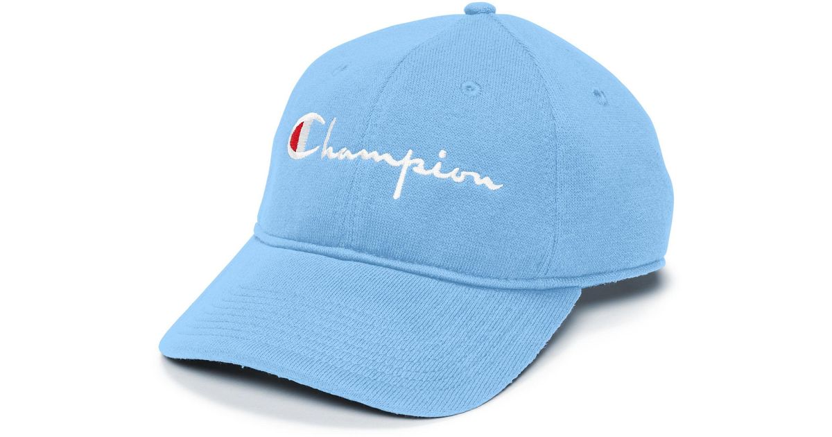 champion blue hat