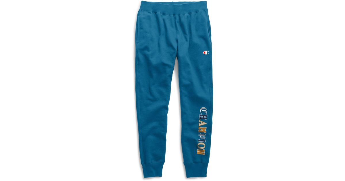 champion reverse weave jogger old english