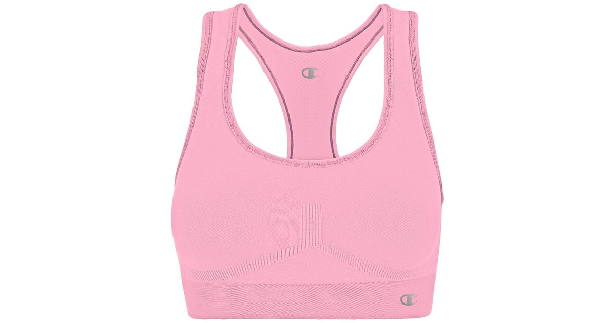 champion women's freedom seamless racerback sport bra