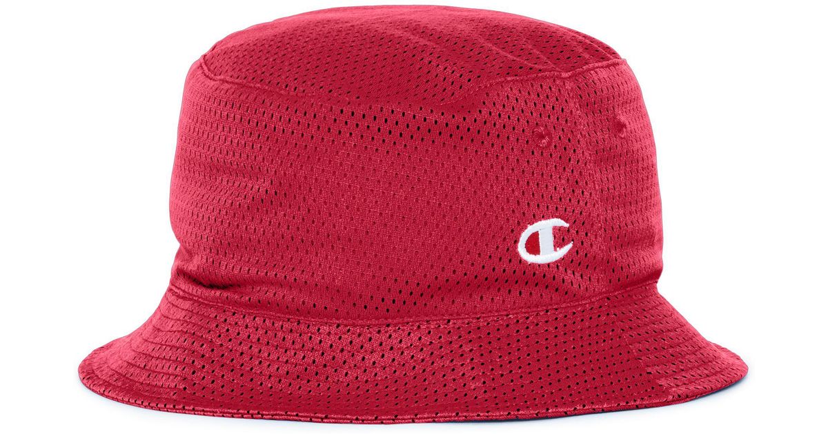 red champion bucket hat