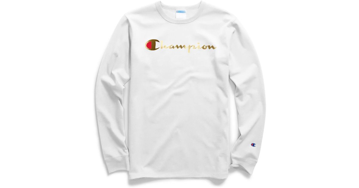 white and gold champion