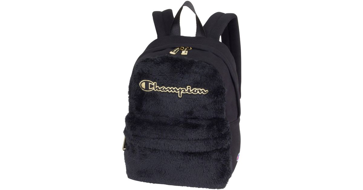 champion fur backpack