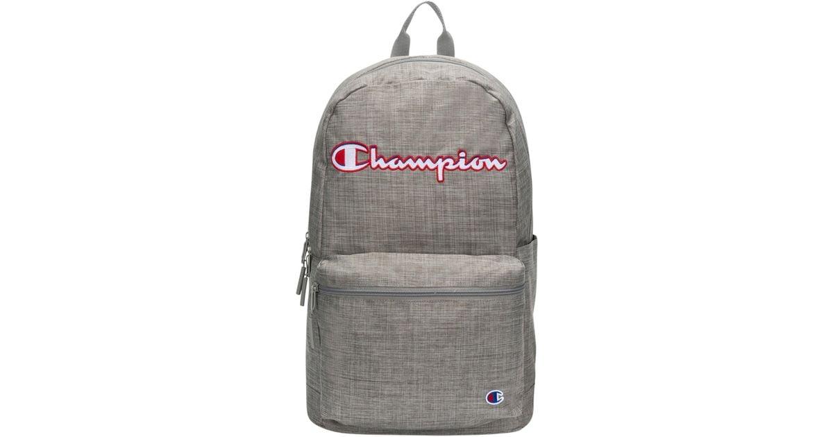 Champion Athletics Varsity Backpack in Gray Lyst