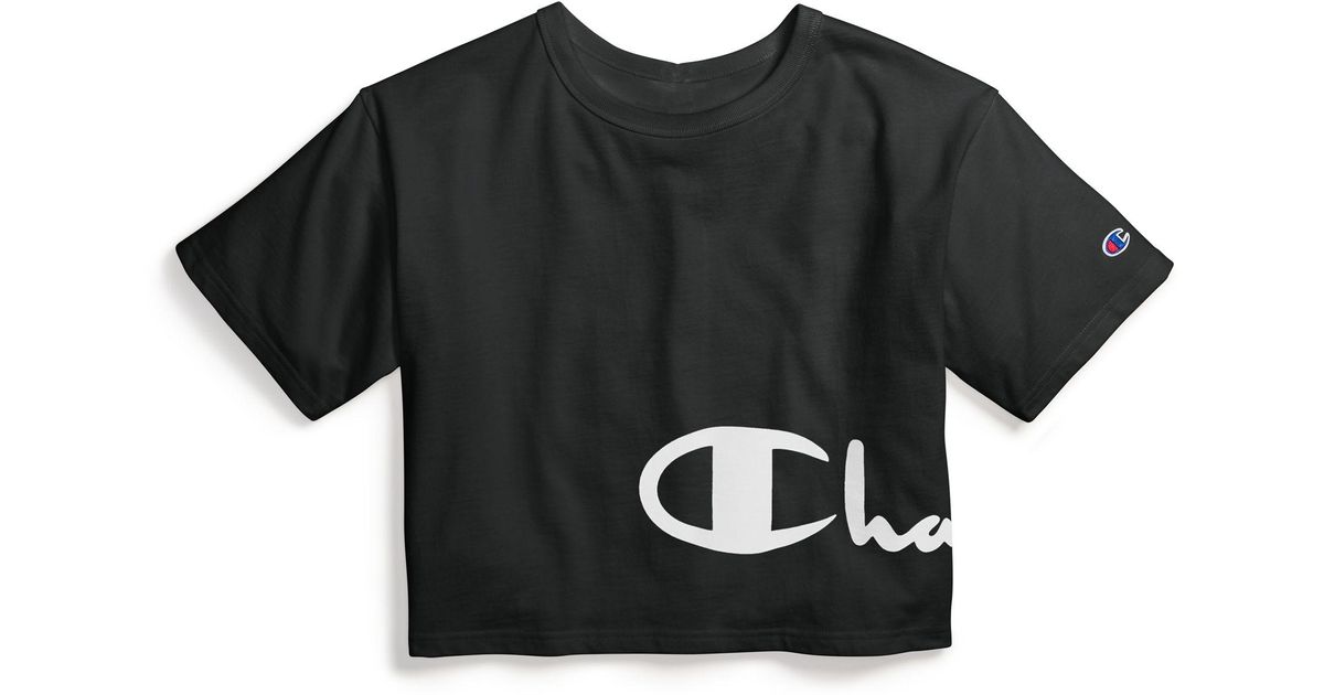 champion heritage crop tee