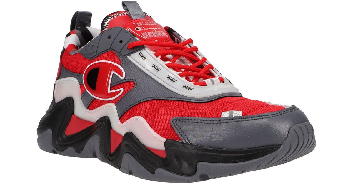 Champion Hyper C. Flood Shoes in Red for Men | Lyst