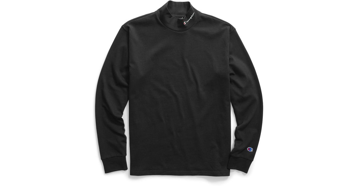 champion mock neck long sleeve