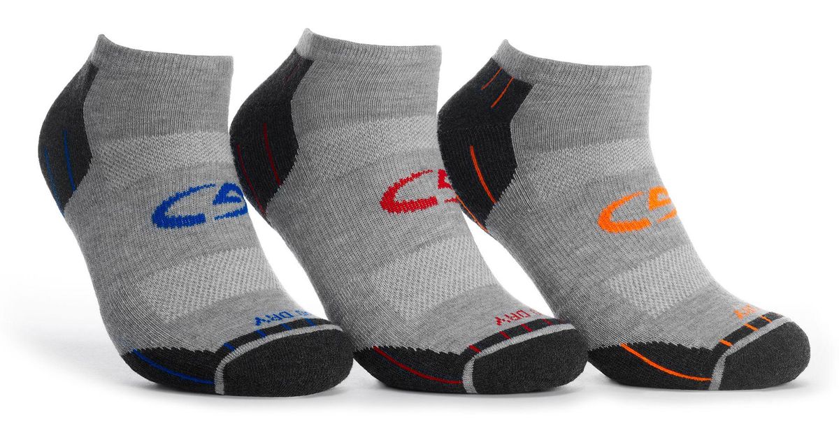 Low Cut Training Socks 3-pack for Men 