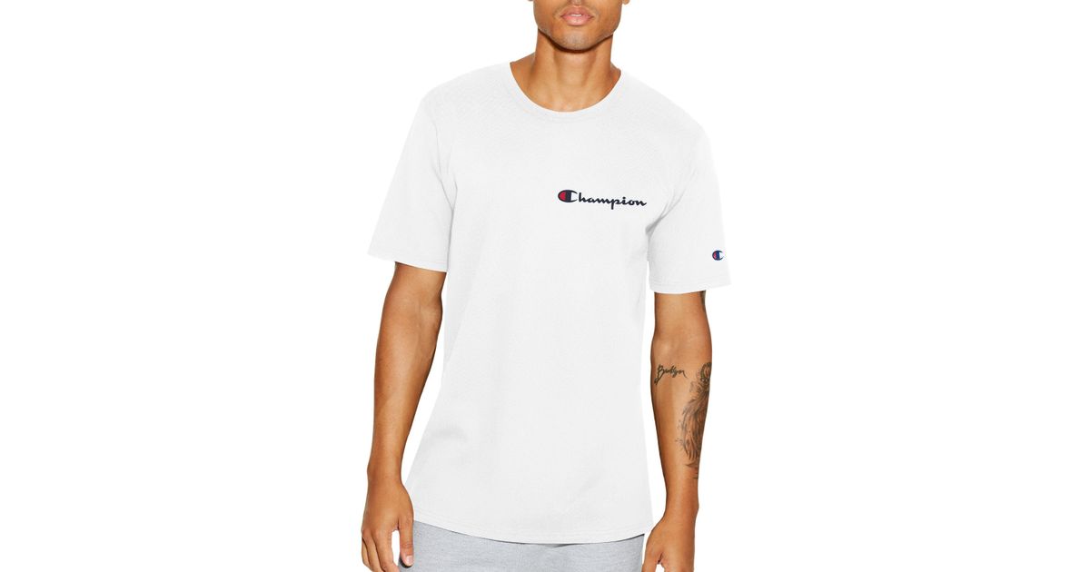champion heritage embroidered script