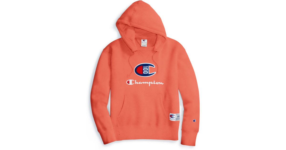 champion hoodie groovy papaya