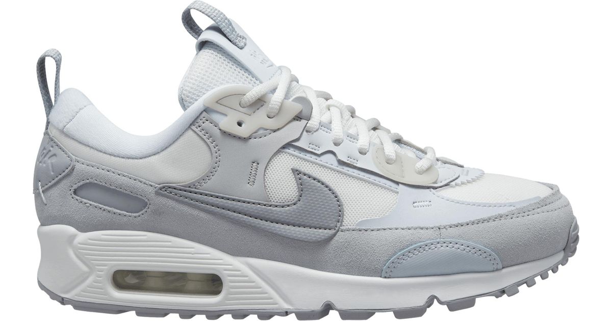 Nike Suede Air Max 90 Futura Running Shoes In Gray Lyst 3772