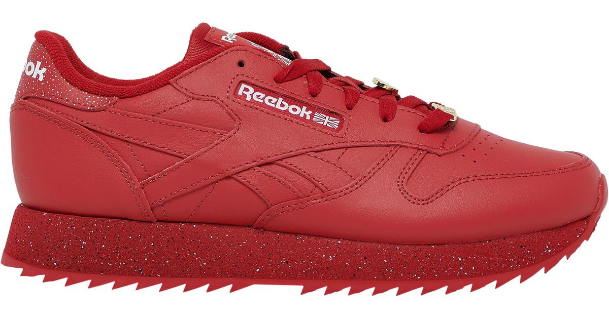 all red reebok