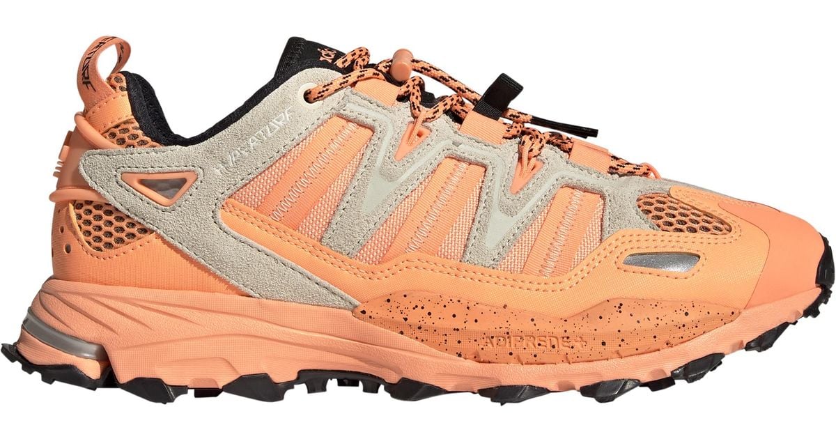 adidas Suede Hyperturf Adventure Running Shoes in Orange/Black (Pink