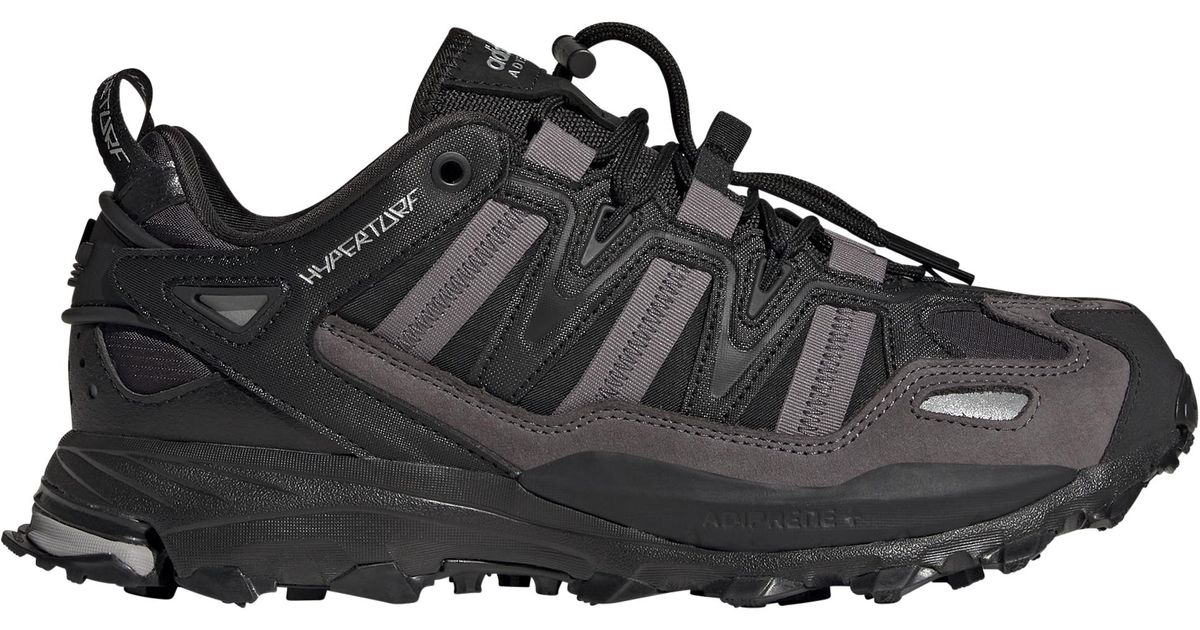 adidas Suede Hyperturf Adventure Running Shoes in Black/Silver/Grey