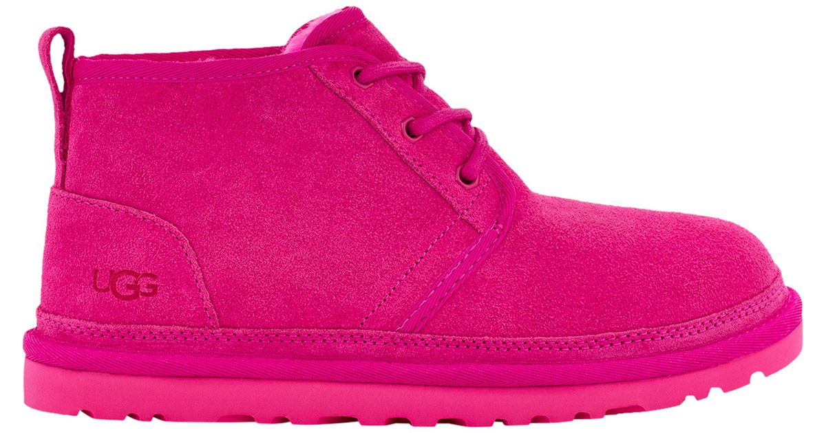 UGG Suede Neumel - Shoes in Hot Pink/Pink (Pink) - Lyst