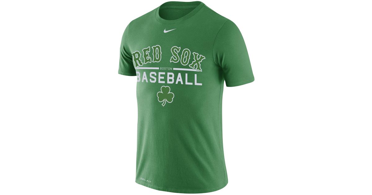 green boston red sox shirt