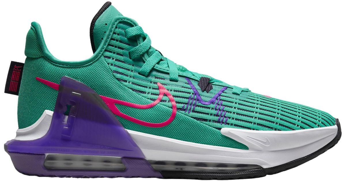 Nike Rubber Lebron Witness Vi Basketball Shoes in Green for Men Lyst