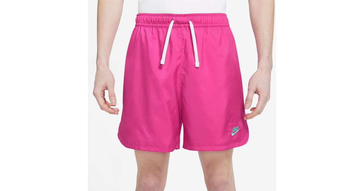 Nike Synthetic Club Woven Lnd Flow Shorts in Pink for Men | Lyst