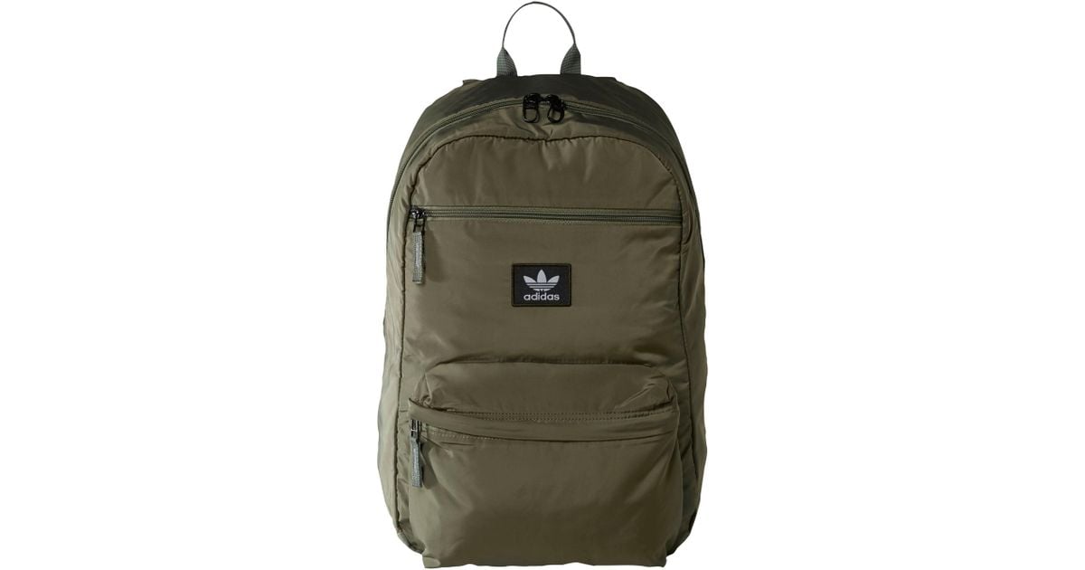 olive green adidas backpack