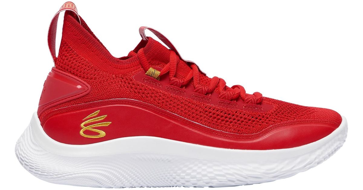 Under Armour Synthetic Stephen Curry Curry 8 - Basketball Shoes in Red ...