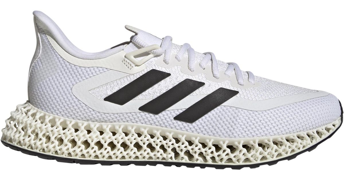 adidas Lace 4dfwd 2 Running Shoes in White/Black (Gray) for Men Lyst