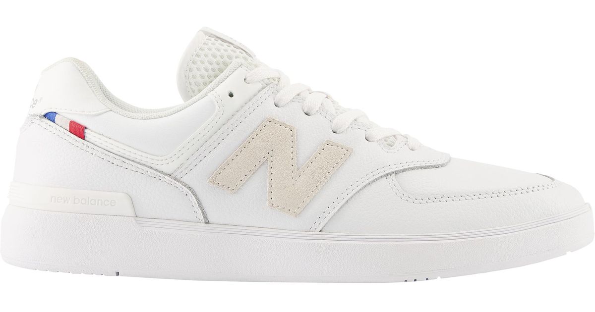 New Balance Rubber Ct 574 - Running Shoes in White/White (White) for Men | Lyst