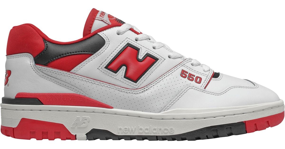 New Balance Leather 550 Basketball Shoes for Men Lyst